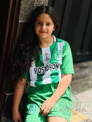 CAMISETA ATLETICO NACIONAL RETRO LOCAL 2016 KIDS