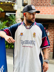 CAMISETA WEST HAM IRON MAIDEN RETRO VISITANTE 1999