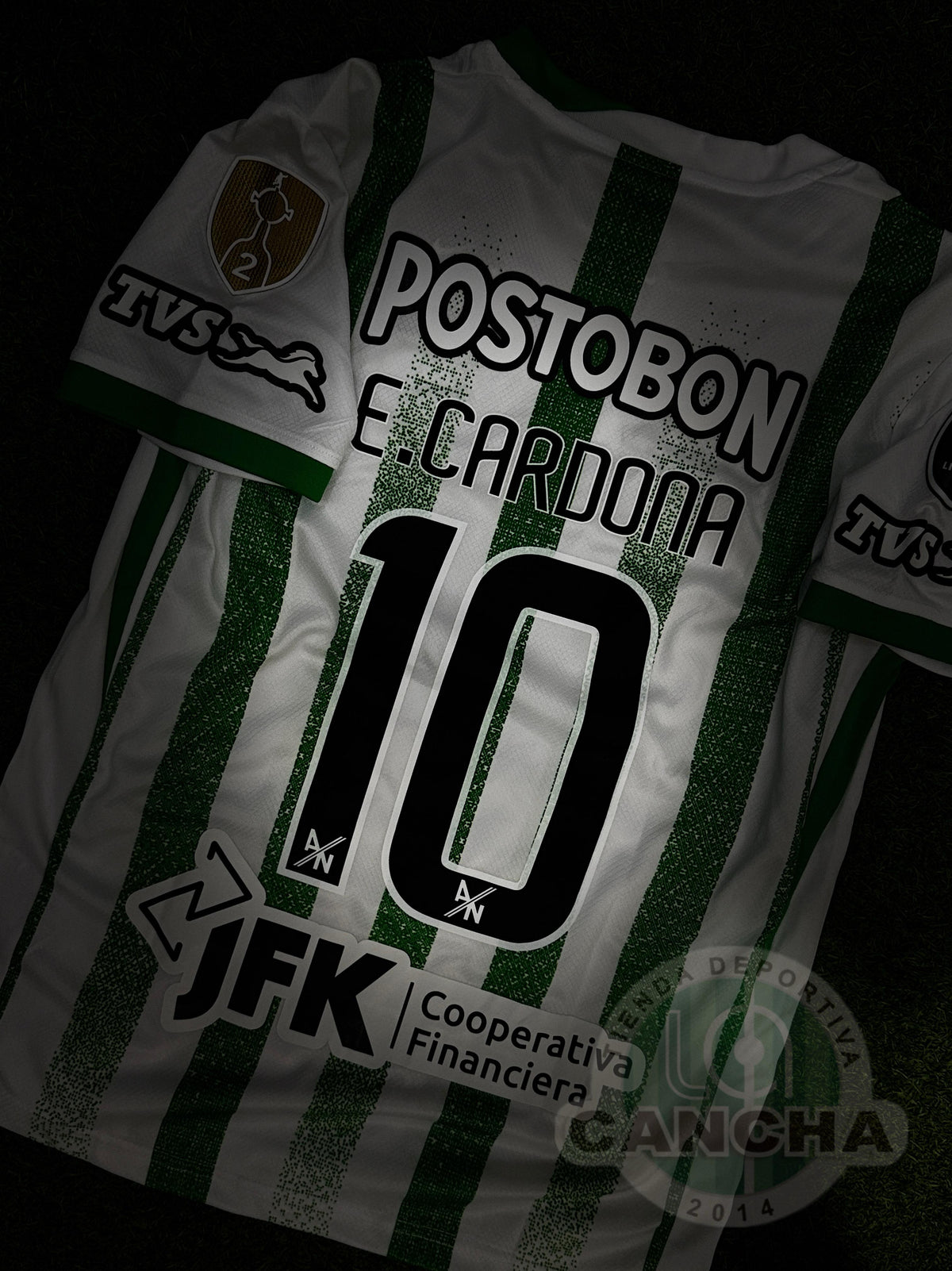 CAMISETA ATLETICO NACIONAL LOCAL PARCHES LIBERTADORES 2025/2026