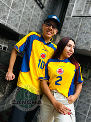 CAMISETA SELECCION COLOMBIA RETRO LOCAL 2001