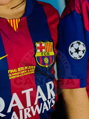 CAMISETA BARCELONA RETRO LOCAL 2015 NIÑO