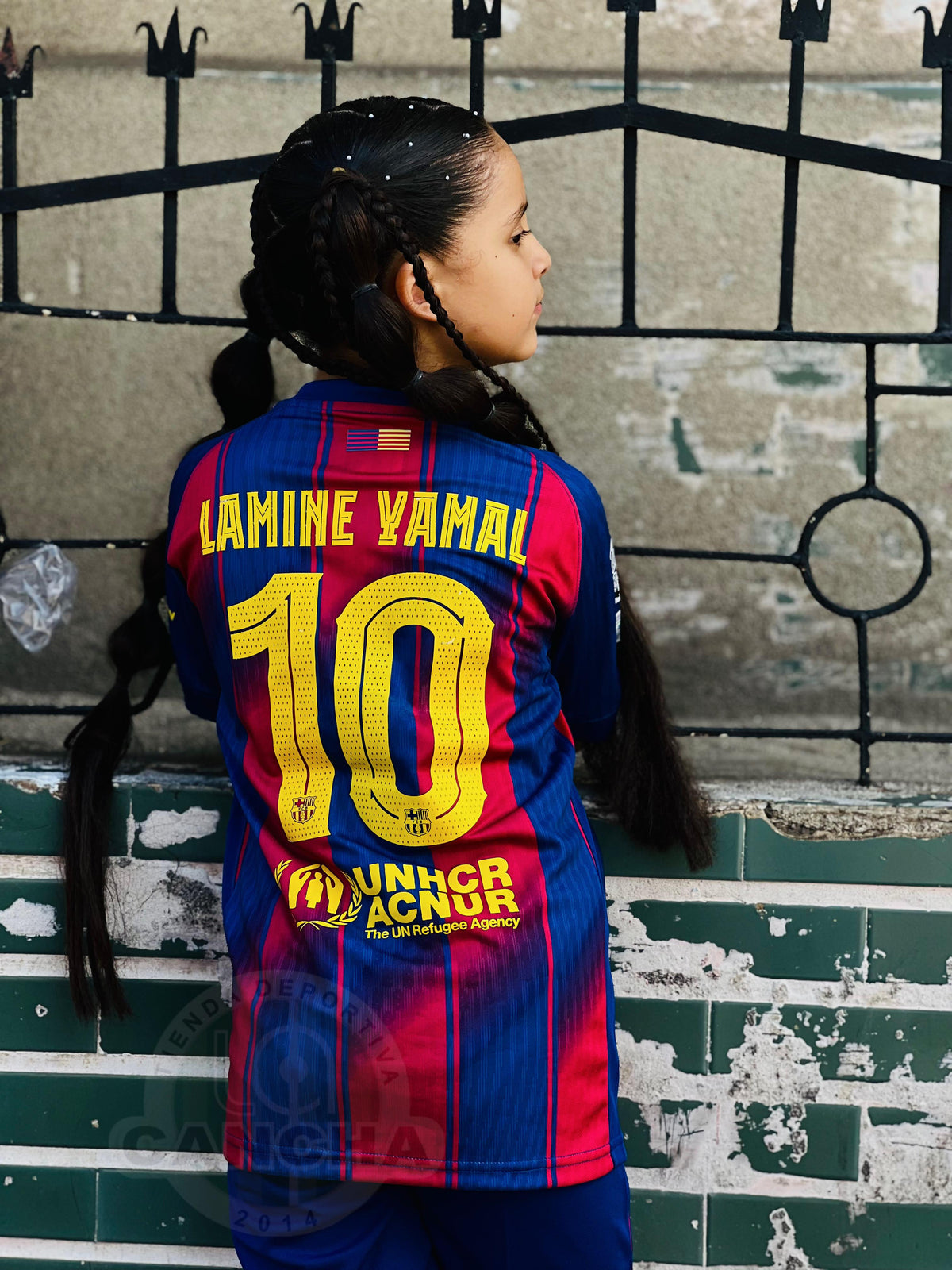 CAMISETA BARCELONA LOCAL 2025 KIDS
