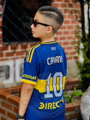 CAMISETA BOCA JUNIORS LOCAL  2025 KIDS