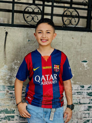 CAMISETA BARCELONA RETRO LOCAL 2015 KIDS