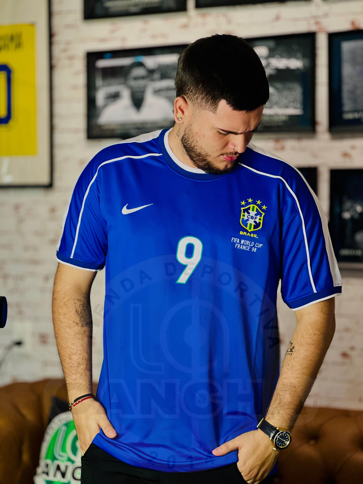 CAMISETA BRASIL RETRO VISITANTE 1998