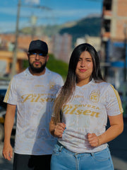 CAMISETA NACIONAL RETRO ADIDAS PILSEN BLANCA DORADA 1996