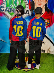 CAMIBUSO BARCELONA RETRO LOCAL 2008/09 KIDS