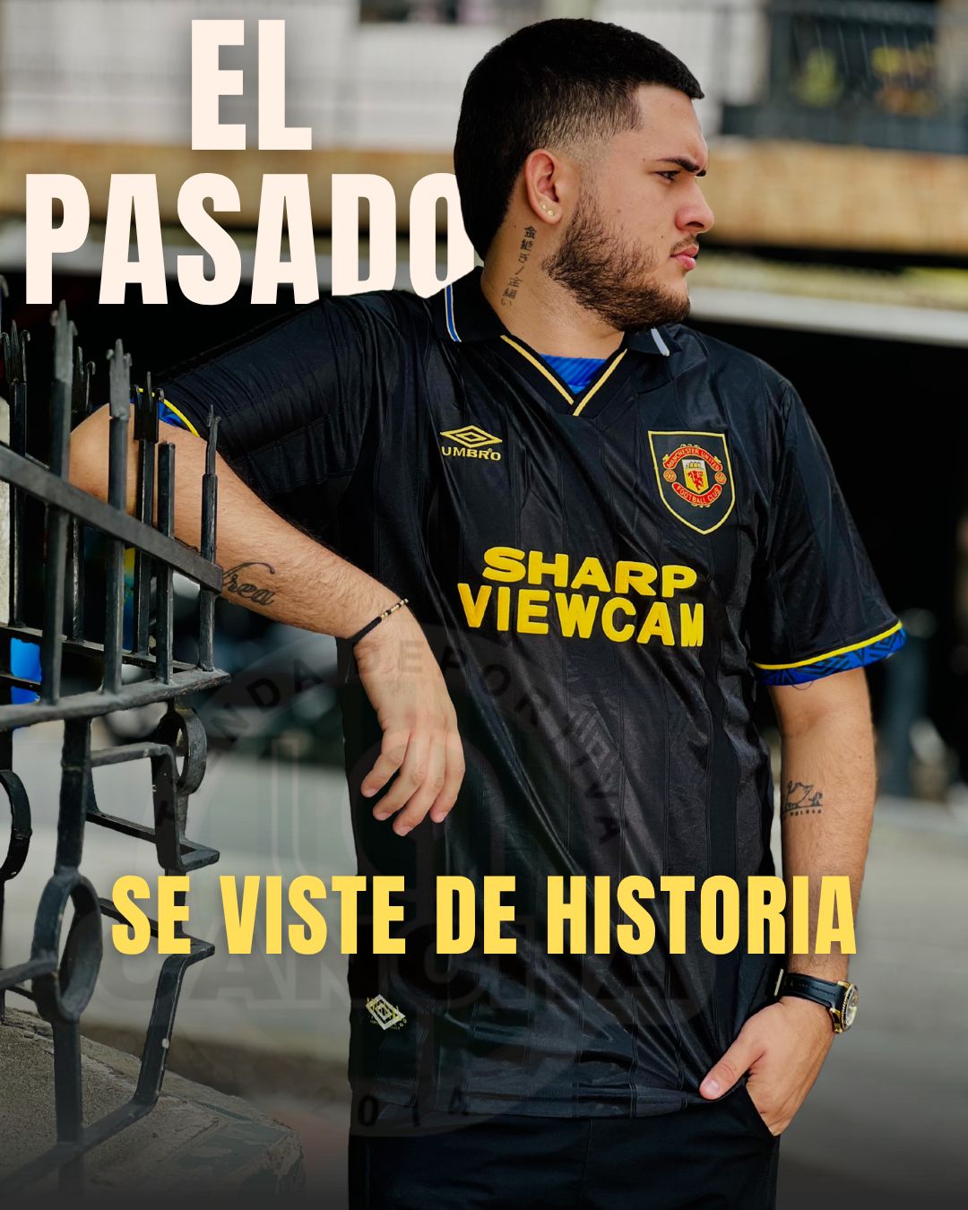 CAMISETA MANCHESTER UNITED RETRO VISITANTE 1994