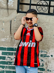 CAMISETA MILAN RETRO LOCAL 2010 KIDS