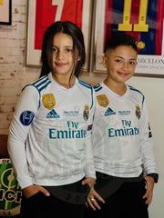 CAMIBUSO REAL MADRID RETRO LOCAL 2017/2018 KIDS
