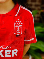 CAMISETA AMERICA DE CALI RETRO LOCAL 1999 KIDS