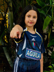 CAMISETA ONCE CALDAS RETRO VISITANTE 2007 KIDS