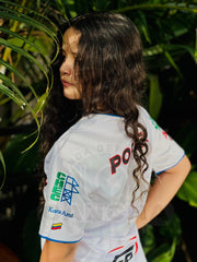 CAMISETA ONCE CALDAS RETRO LOCAL 2004 KIDS