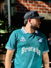 CAMISETA DEPORTIVO CALI RETRO LOCAL BRETAÑA 1986