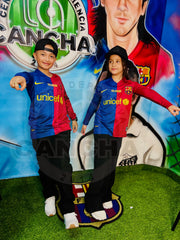 CAMIBUSO BARCELONA RETRO LOCAL 2008/09 KIDS