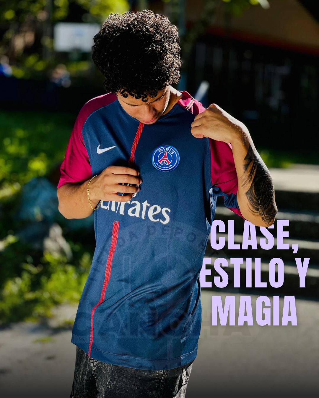 CAMISETA PSG RETRO LOCAL 2017/2018