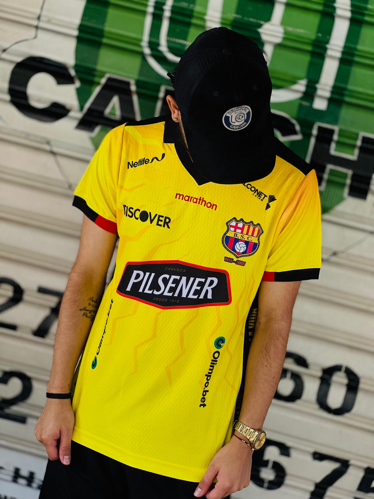 CAMISETA BARCELONA DE ECUADOR LOCAL 2025