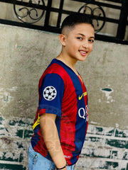 CAMISETA BARCELONA RETRO LOCAL 2015 KIDS
