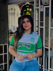 CAMISETA NACIONAL RETRO VISITANTE TIPO POLO 2001